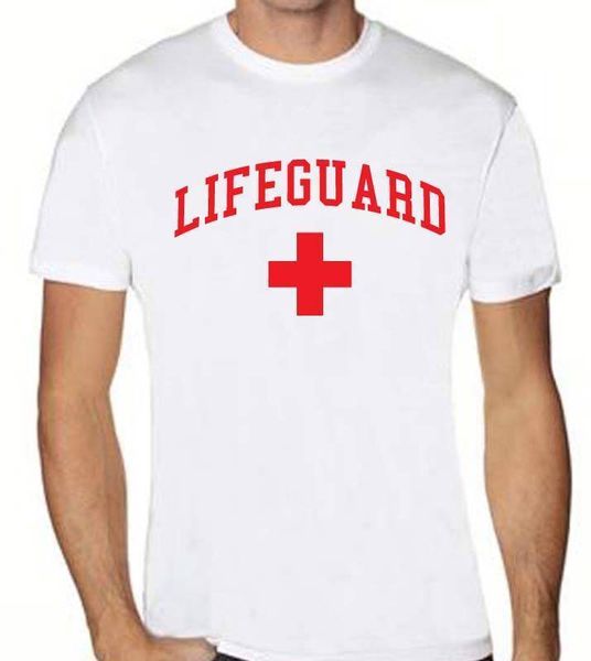 

nw men's printed lifeguard beach safty pool staff summer 2020 short sleeve plus size print men summer army t shirt