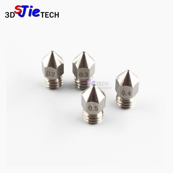 

omputer & office 1pc mk8 m6 thread stainless steel/brass nozzle 1.75mm 0.2/0.3/0.4/0.5mm for creality cr-10 ender 3 pro cr20 anet et4 3d