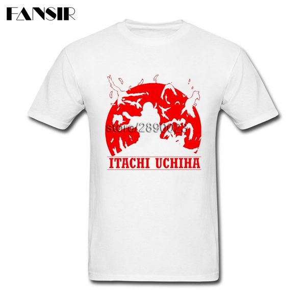 

great t shirt man naruto itachi uchiha men t shirts white short sleeve custom team clothing