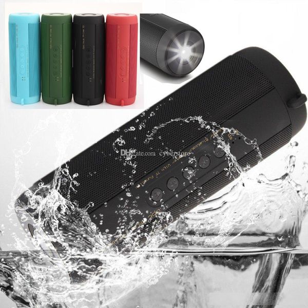 

bluetooth speaker super bass t2 outdoor sport waterproof mini portable wireless bicycle loud speakers support fm radio,flashlight