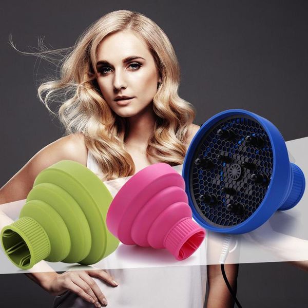 Acessórios para ferramentas de estilo de cabelo difusor silicone cachewower estilo capa de cabelo profissional de cabeceira dobrável de cabeceira dobrável xbpmu nana shop