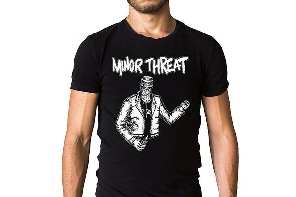 

minor threat бутылки man t-shirt - hardcore punk рубашки, punk, punk rock o шеи футболки муж низкая цена стимпанк текст top tee