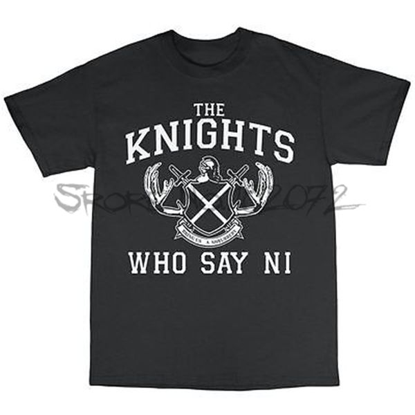 

knights that say ni t-shirt 100% cotton monty python and the holy grail men tee shirt cool csual tshirt sbz5067