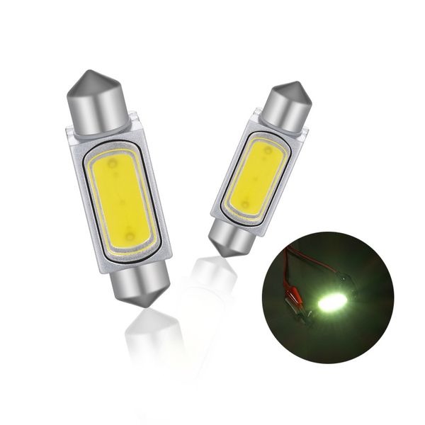 

automobile led lamp 36mm/42mm double-pointed reading light car car roof bulb cob small light