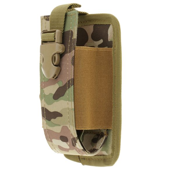 

molle radio walkie talkie pouch holder holster case bag pocket large size, 4 colors