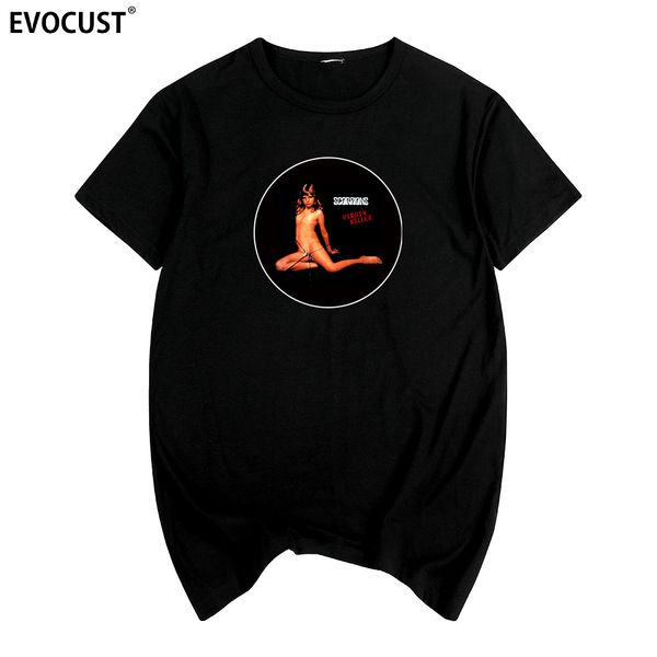 

scorpions virgin killer футболка хлопок мужчины футболка нового тройник тенниска женщины пара любит дизайн лето