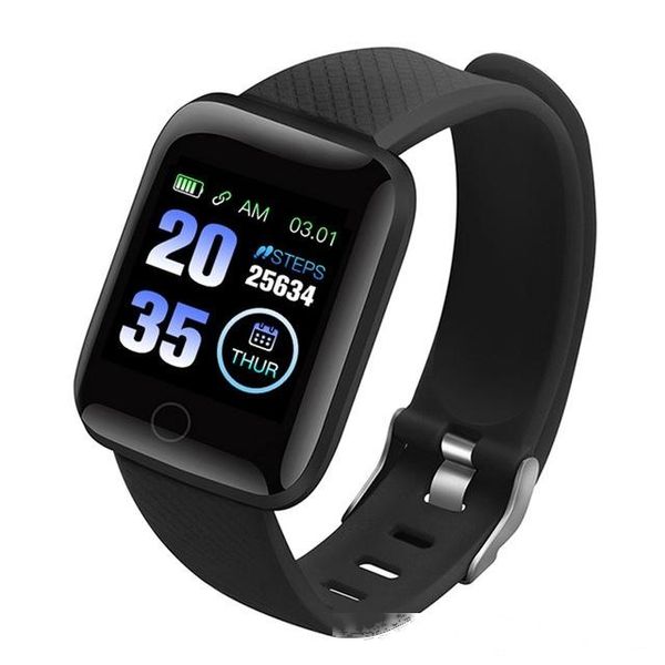 

fitness tracker id116 plus smart bracelet heart rate blood pressure monitor sports smart band v4.0 ip67 waterproof for android ios phone