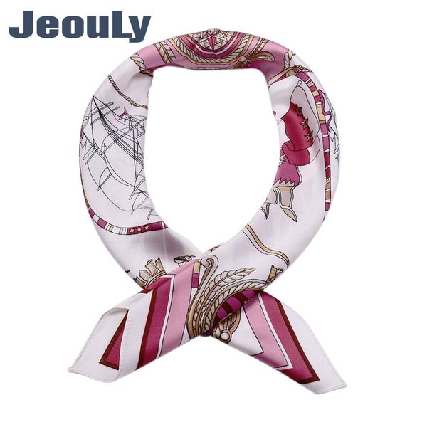 

2020 in europe and the emulation silk small squares ms sailing false printed chiffon scarf wholesale scarves of silk, Blue;gray