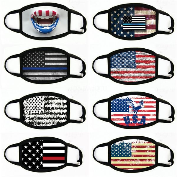 

face masks slot american election dustproof protective masks us flag fashion cotton face masks#183, Black