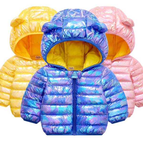 

baby boy clothes, baby girl autumn and winter warm cotton jacket, cartoon children's down cotton jacket, hooded jacket, Blue;gray