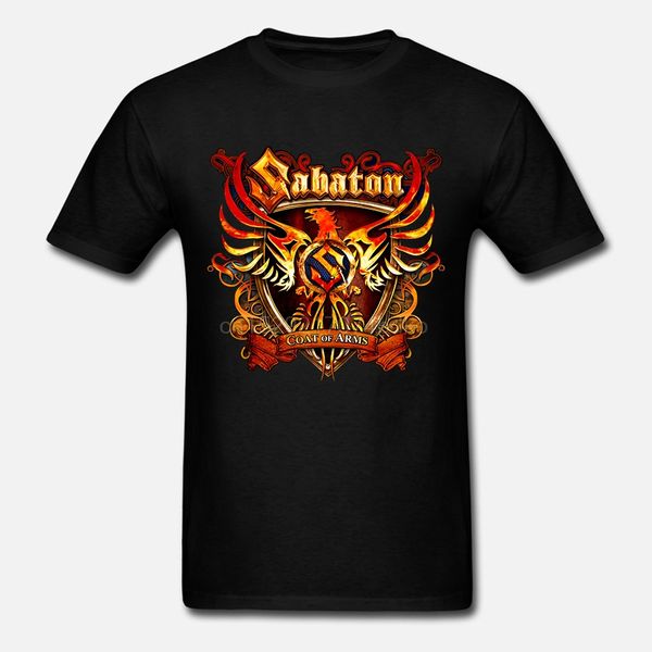 

sabaton coat of arms new rock men t-shirt