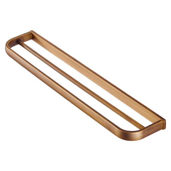 

brass wall mounted towel rack rail bar heavy duty double towel bars