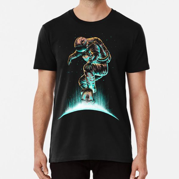 

space grind t shirt carbine skateboard space man space bokien stars astronaut moon fantasy
