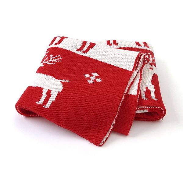 

100x80cm baby christmas blanket infant stroller bed cover soft swaddle bedding gxmb