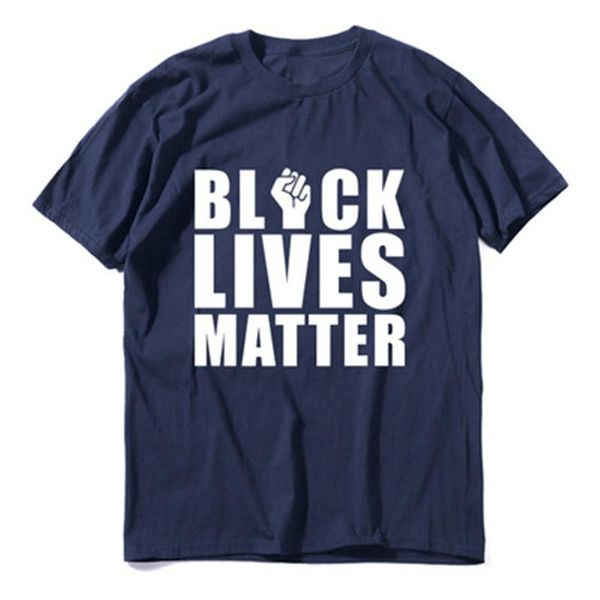 

black lives matter man t-shirts fashion trend round neck short sleeve tees designer male summer new letter pattern casual tshirt, White;black