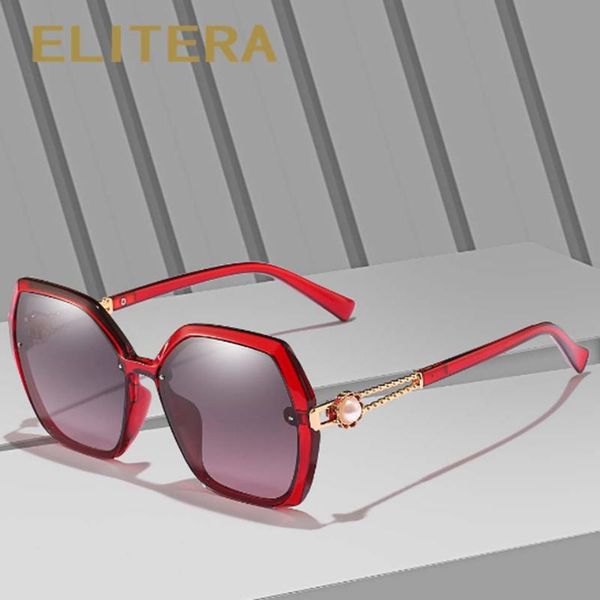

sunglasses elitera fashion cat eye polarized women vintage sun glasses driving uv400 eyewear box, White;black
