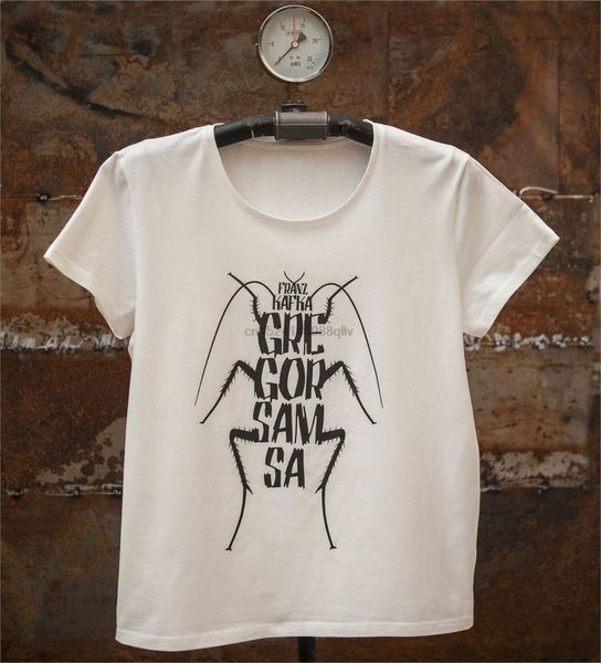 

franz kafka metamorphosis gregor samsa men t shirt men custom printed hipster tees cartoon character