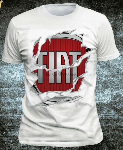 

мода man t shirt fiat car design s-3xl печатные футболки смешная tee