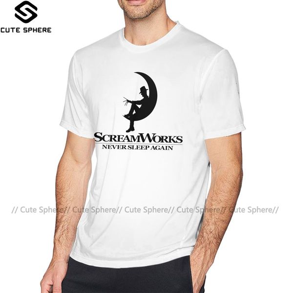 

halloween анимированные тенниска screamworks черная футболка с коротким рукавом 100 процентов хлопка tee shirt смешной tshirt