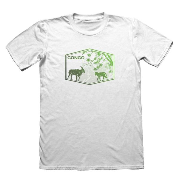 

2019 summer o-neck tee shirt congo design t-shirt - funny men's gift t-shirt