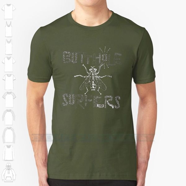 

butthole surfers fly (белый) настраиваемый дизайн печати для мужчин женщины хлопок new cool тройника рубашки большого размера 6xl butthole