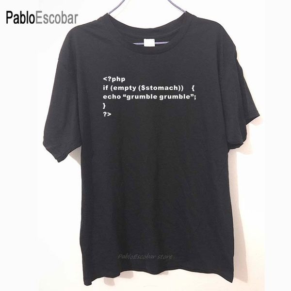 

new php coder web developer printed funny t shirt white tee camisetas t-shirt cotton mens