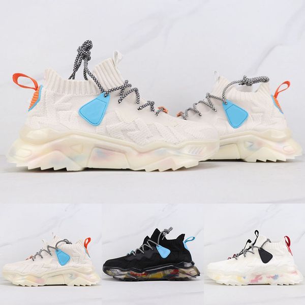 

raf men mesh running shoes white low-thick-soled shock absorption training shoes outdoor breathable casual sneakers