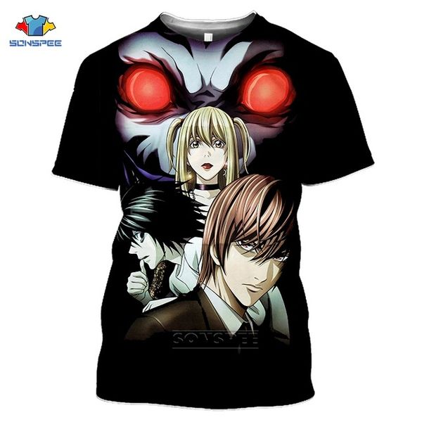 

death note man anime horror cosplay pull homme g5 3d print shirts hippie comics hippie men clothing