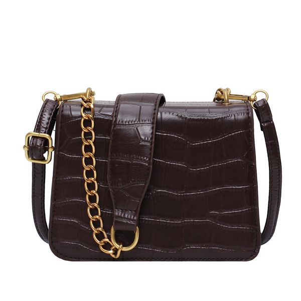 

female bag small black bag 2020 new fashion texture korean version of the shoulder messenger female wild ins chain
