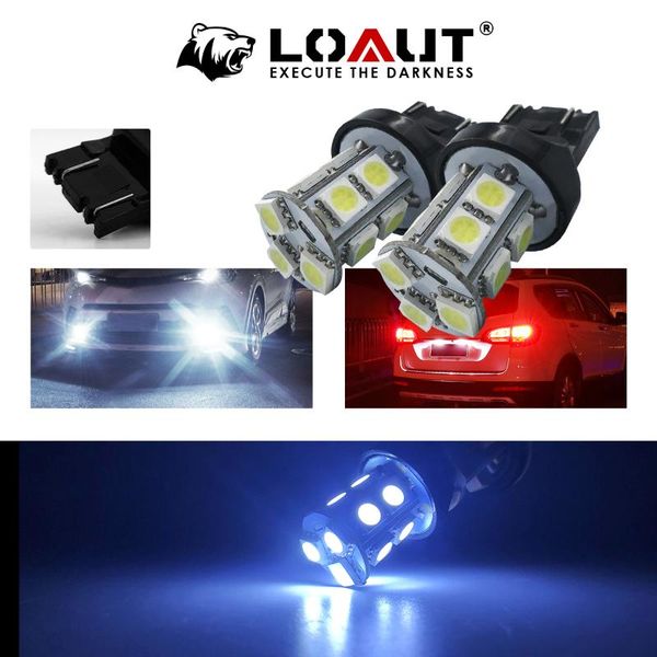 

7443 7440 3156 3157 t20 t25 white light led 13 smd car bulb reverse light brake turn signal lights source parking auto lamp