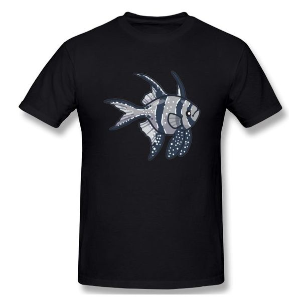 

banggai cardinalfish men's basic short sleeve t-shirt european size, White;black