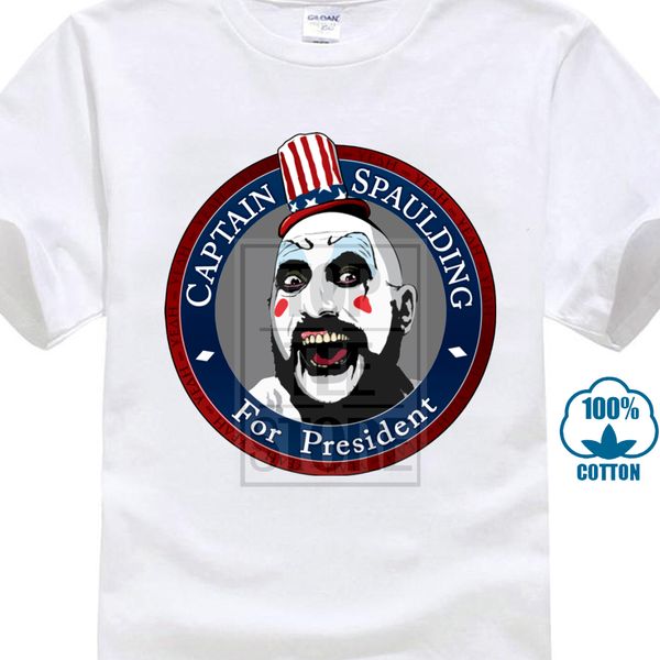 

men cotton t shirt printed t shirt new captain spaulding for president men's t shirt