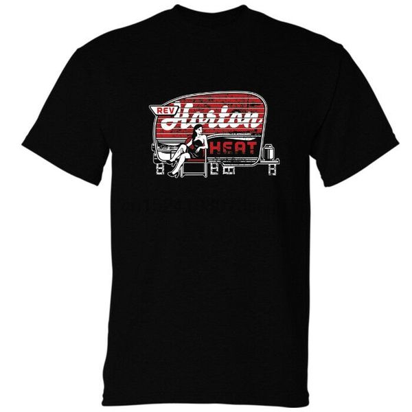

reverend horton heat logo black t-shirt unisex
