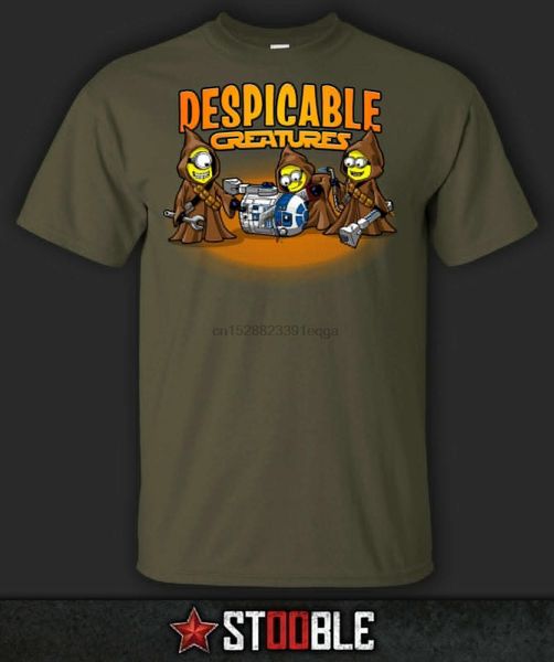 

despicable jawas t-shirt - new men fashion short sleeved camisetas slim fit tees slim t-shirts