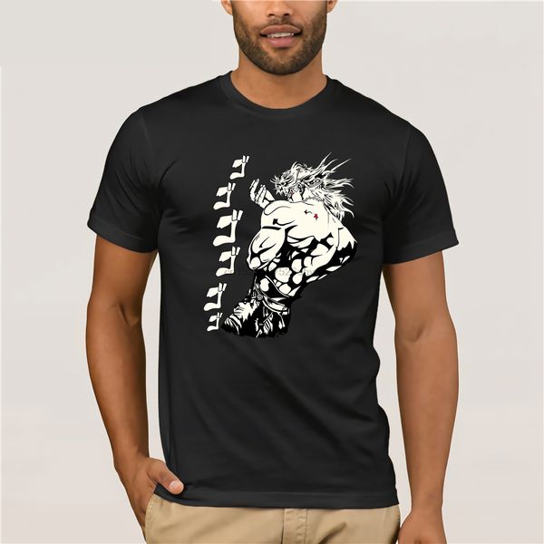 

дио брандо jojos bizarre adventure t-shirt фанки футболки для мужчин хлопка простой одежды