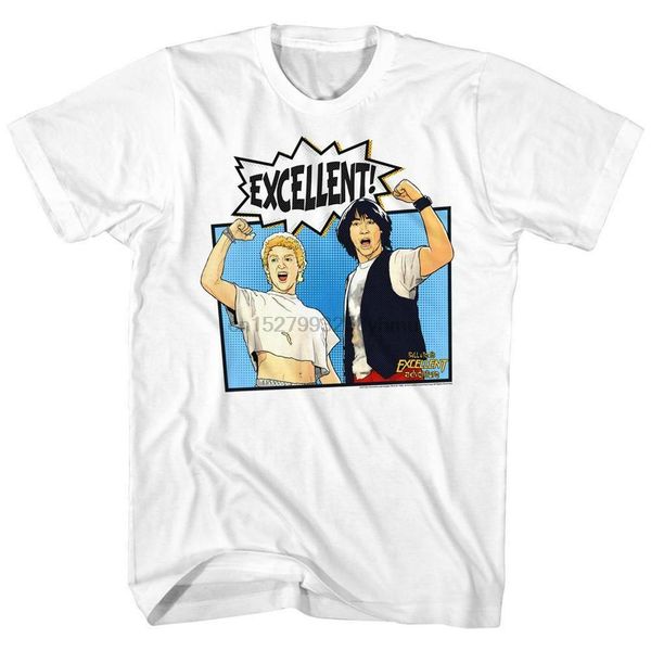 

bill and ted comic white t-shirt