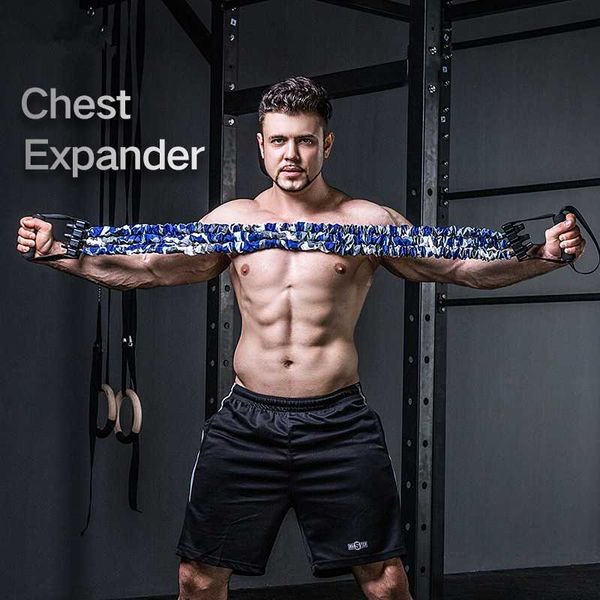 

resistance bands adjustable chest developer expander pull stretcher training band tube elastic rope bicep triceps workout equipment f1