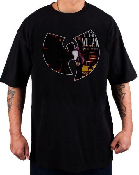 

wu-wear enter the wu tee black t shirt t-shirt wu-tang clan wu wear odb neu new