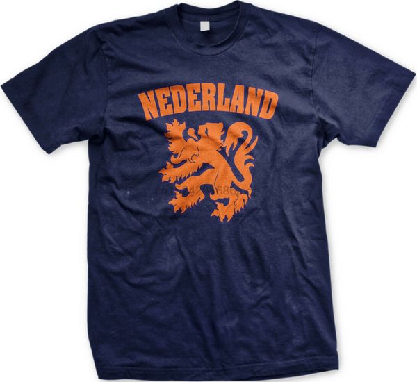 

nederland netherlands orange dutch lion soccer mens t-shirt