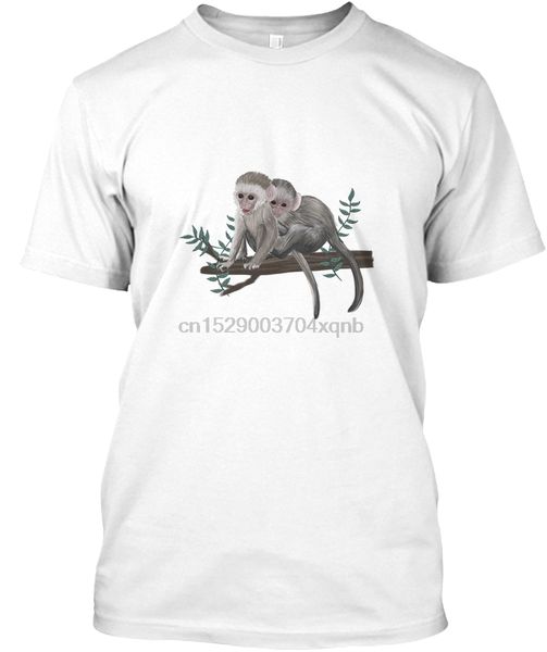 

men t shirt two monkeys on a branch women tshirt