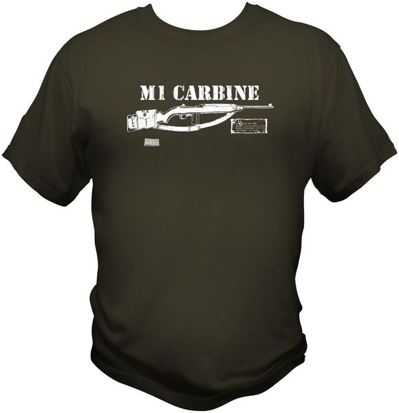 

wwii m1 carbine t shirt handmade cotton sling magazine sight inland rockola 2019 letter print cartoon crazy t shirts