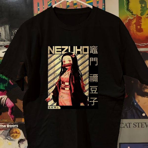 

demon slayer nezuko t shirt kimetsu no yaiba tanjiro nezuko japan anime manga clothing