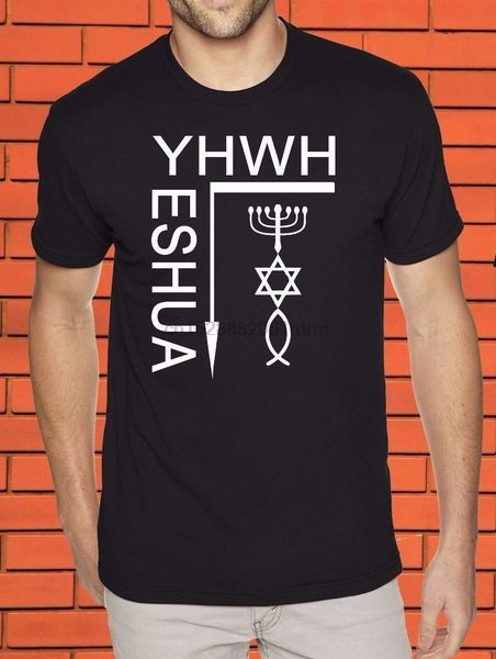 

yeshua yahweh christian religious jesus christ spiritual faith follower t shirt 2019 fashion t shirt 100% cotton tee shirt