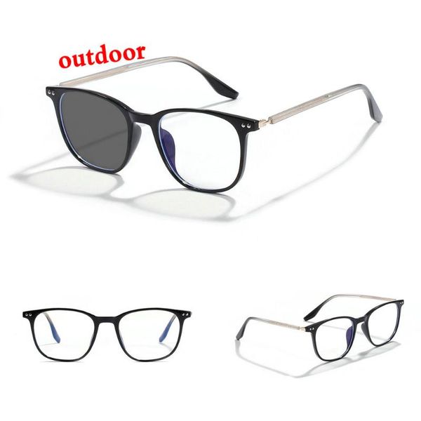 

sunglasses frames pochromic myopia glasses chameleon lens men women prescription lenses uv400 sun computer eyeglasses nx, Silver
