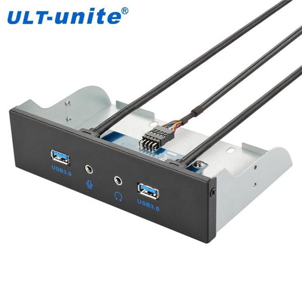 

5.25 inch computer case 2 port usb3.0 usb audio port front panel