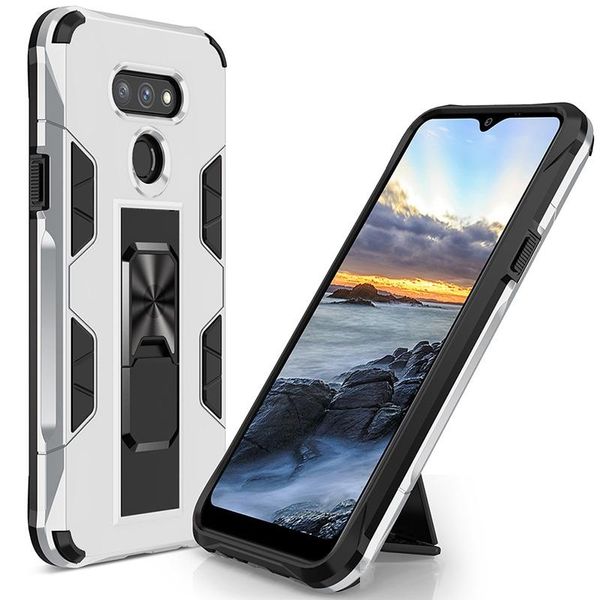 

hybrid armor invisinble kickstand holder phone cover for samsung galaxy note 20 note 20 ultra tpu pc 2 in 1 oppbag