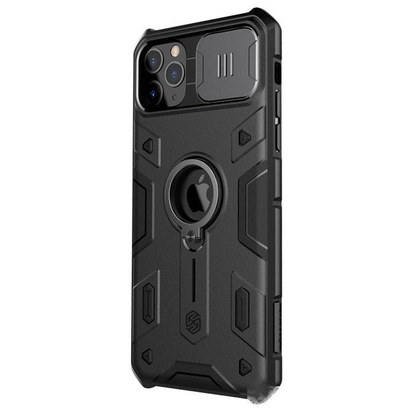 

nillkin finger ring holder cases for iphone 11 pro 11pro max shockproof armor camshield camera protection bumper case
