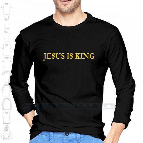 

jesus is king custom design print for men women cotton new cool tee t shirt big size 6xl jesus is king jesus sunday