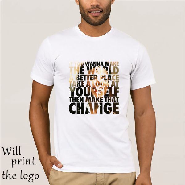 

man in the mirror michael jackson t-shirt thriller black and white bad moonwalk