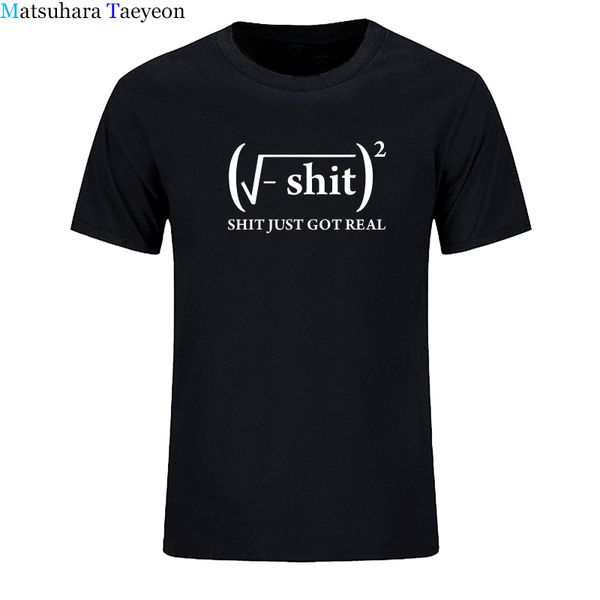 

men t shirt male just got real math equation t-shirt for men 100% cotton short sleeve tshirt man o neck tee clothes